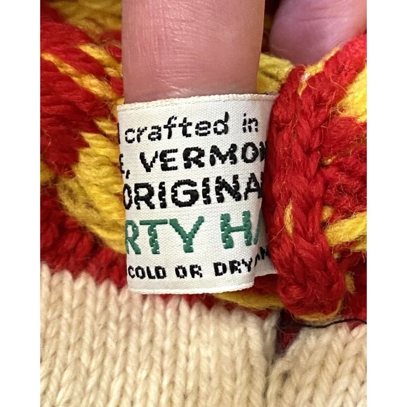 Vintage Moriarty Knit Wool Ski Hat Snowboard Winter Beanie Handcrafted Vermont - Picture 6 of 14